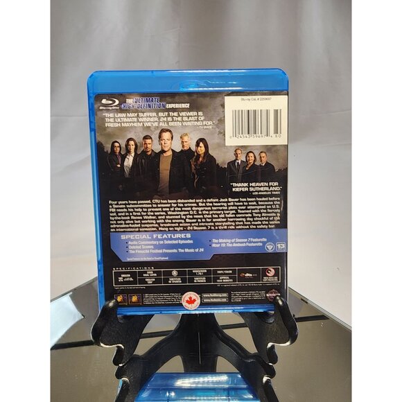 24 - Season 7 Seven, Blu-ray, 6-Disc, Kiefer Sutherland, Extras Used Like New - Picture 2 of 11